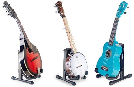 5414428209221 - 882030209222 - Deze Vioolstandaard, de Stagg SUVM-A100BK, is een inklapbare standaard voor ukelele, mandoline en viool. 5414428209221 - 882030209222 - Deze Vioolstandaard, de Stagg SUVM-A100BK, is een inklapbare standaard voor ukelele, mandoline en viool.