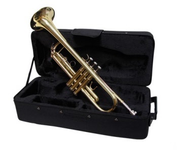 Trompet  Purcel SDTR-4315 L - Specificaties: -  Bb trompet in gelakte uitvoering,  Y model  -  Goud kleurig  Hoogglans  -  Type: SDTR-4315   -  Monel ventielen  / - Trigger   /  - 2 waterkleppen  /  - Inclusief zwarte Gig Bag & Ventielolie - Garantie: 2 jaar 